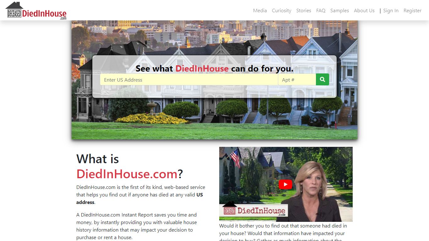 Died in House™ - Has Anyone Ever Died in Your House